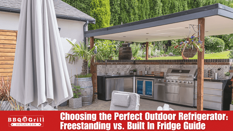 Choosing the Perfect Outdoor Refrigerator: Freestanding vs. Built In Fridge Guide