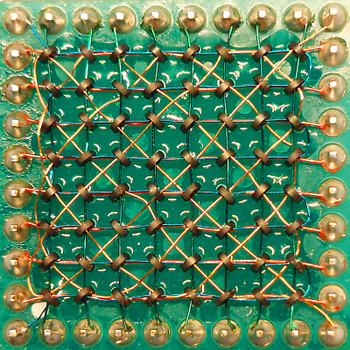 8x8 magnetic core memory matrix