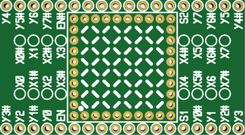 8x8 magnetic core memory matrix for breadboard
