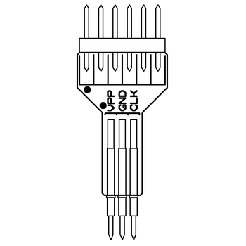 PIC ICSP 2mm pitch pogo adapter