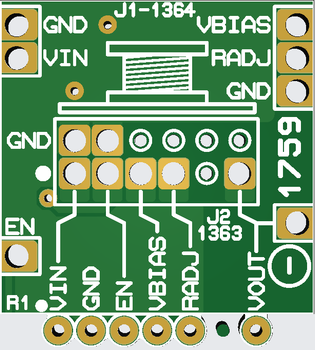 1363/1364 Breadboard adapter
