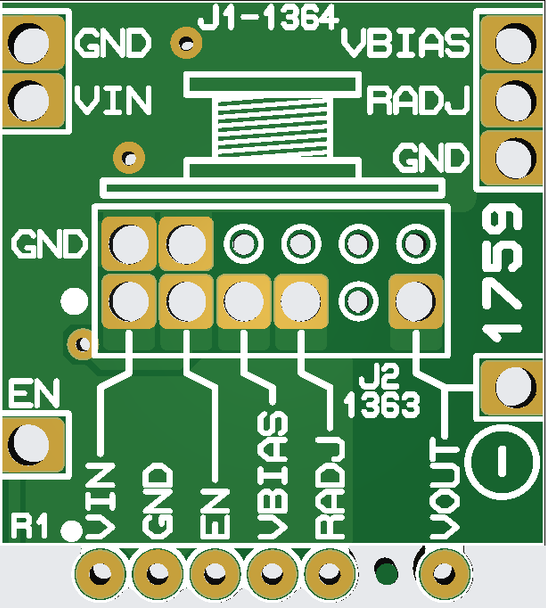 1363/1364 Breadboard adapter