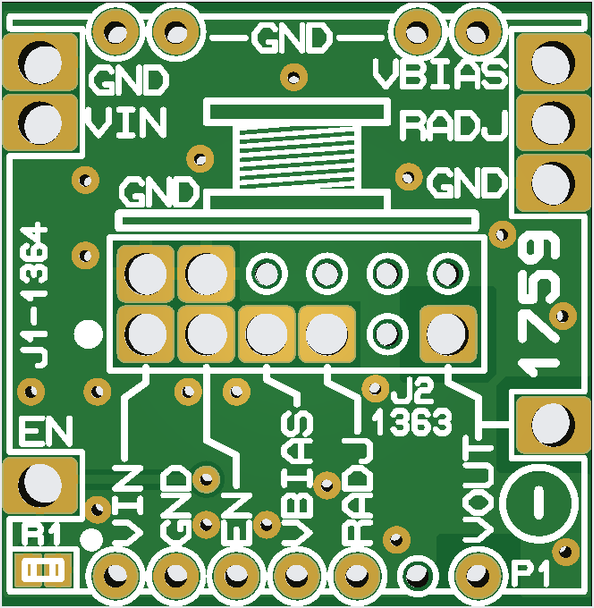 1363/1364 Breadboard adapter