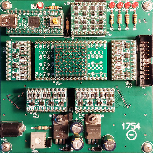 64 bit magnetic core memory system PWB