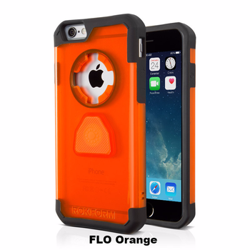 RokForm iPhone 6 Plus/6s Plus Rugged Case Orange/Black 302354 - Hillery  Motorsports