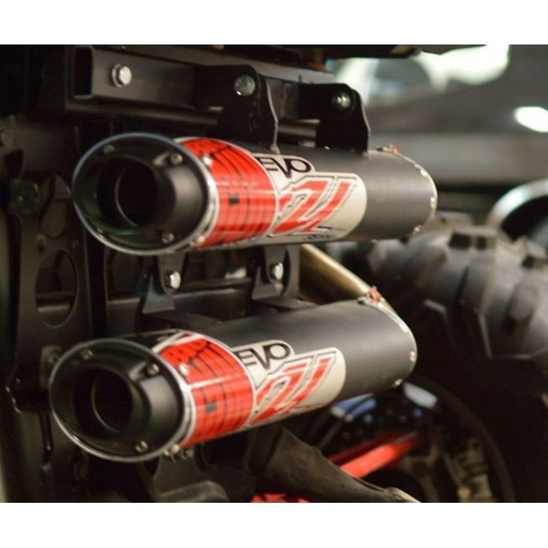 Big Gun Evo Exhaust Dual Slip-on Polaris Rzr Xp 1000 2015-18 12-7962