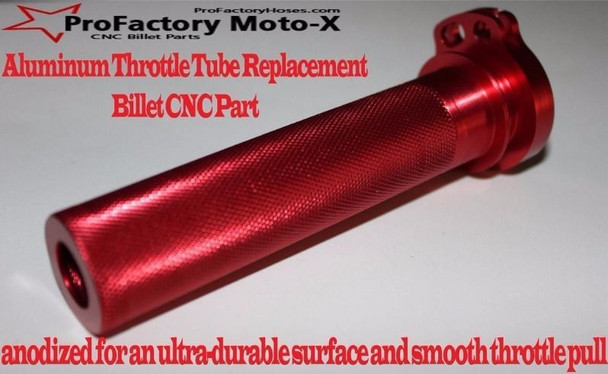 Crf250r Crf 250 Crf250 Billet Aluminum Throttle Tube Red 2004-2013