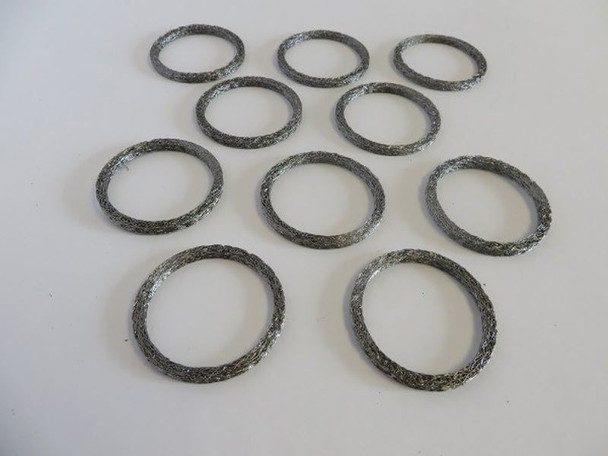 Harley Davidson Twin Power Exhaust Seal Gasket - Flat Race Style 10 Pack