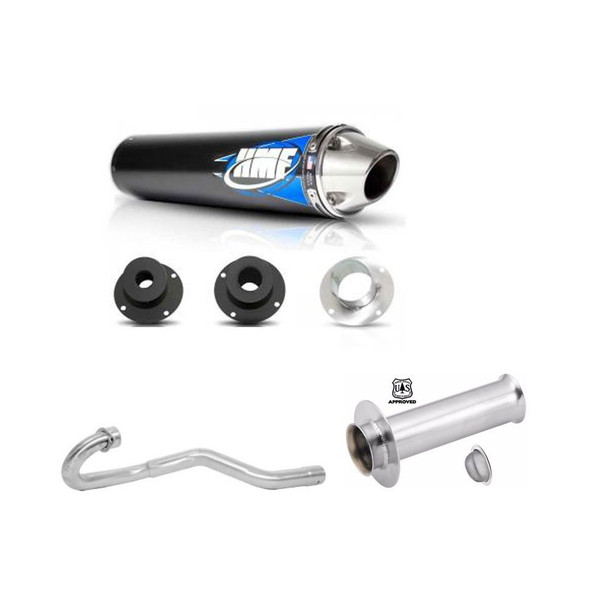 HMF Competition Full System Round Exhaust Yamaha Raptor 660 2001-2005