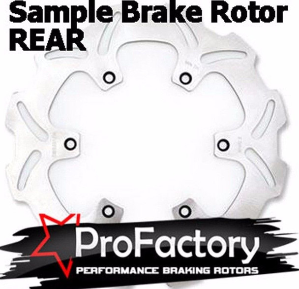 Honda xr650r xr650 xr 650 Rear Brake Rotor Disc Pro Factory Braking Usa