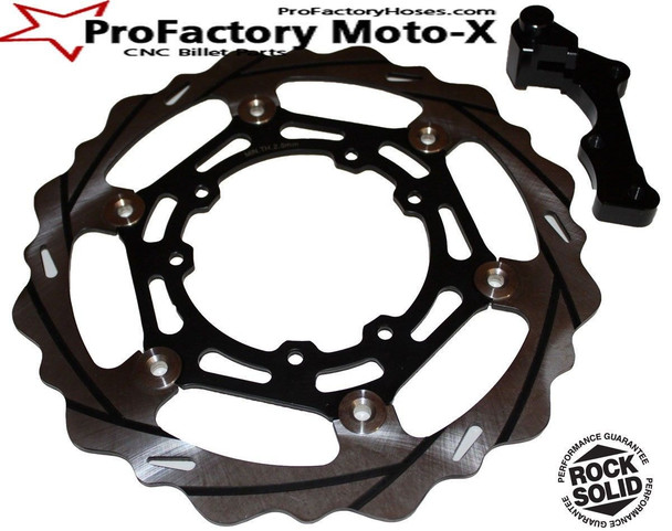 Husaberg Fe E Fs Fc Fx 400-650 Oversize Brake Rotor 270mm + Bracket 1999-2005