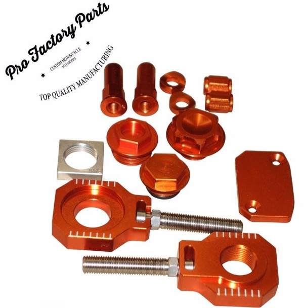 KTM Factory Racing Billet Kit Orange Sxf Sx Exc-f 125 250 350 450 530