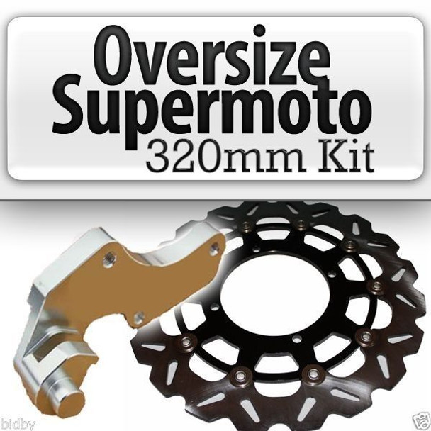 Rmz450 Rmz 450 Rm-z450 Front Brake Oversize Supermoto Disc Rotor 320mm+ Bracket