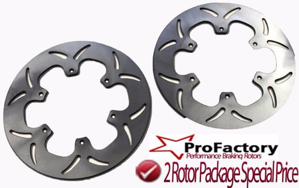 Yamaha Fj 1100 Front Brake Rotor Disc Pro Factory Braking 1983-1987 2 Rotors