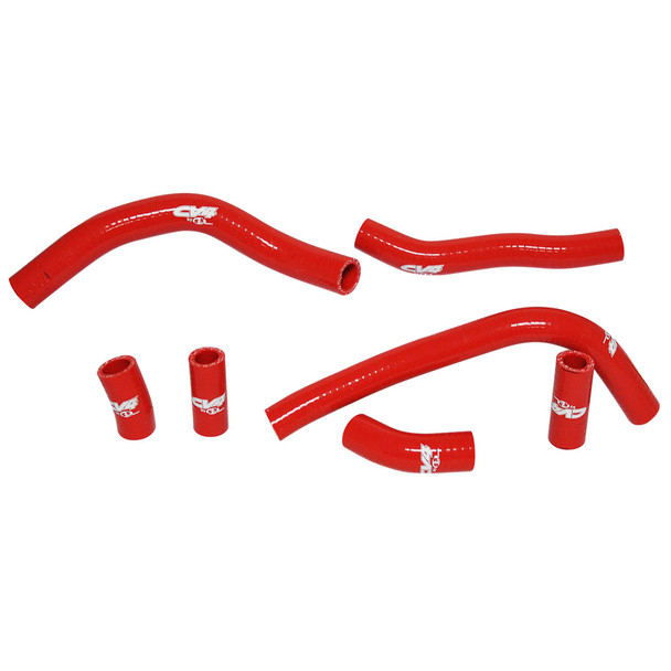 Cv4 Radiator Silicone Hose Kit Honda Crf450r 09-12 Red