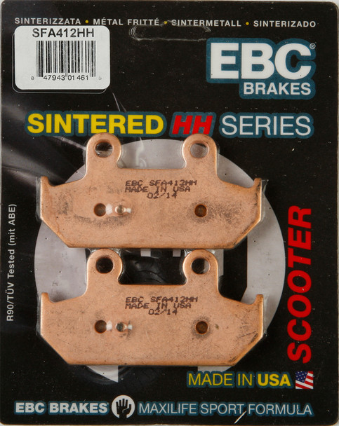 EBC Brake Pads Suzuki AN650A Burgman Executive 2004-2017 SFA412HH