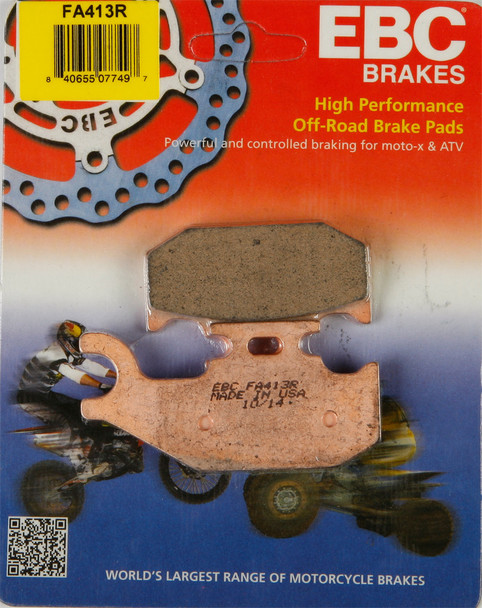 EBC Brake Pads Suzuki LT-A500XP KingQuad AXi EPS [IRS] 2009-2015 FA413R