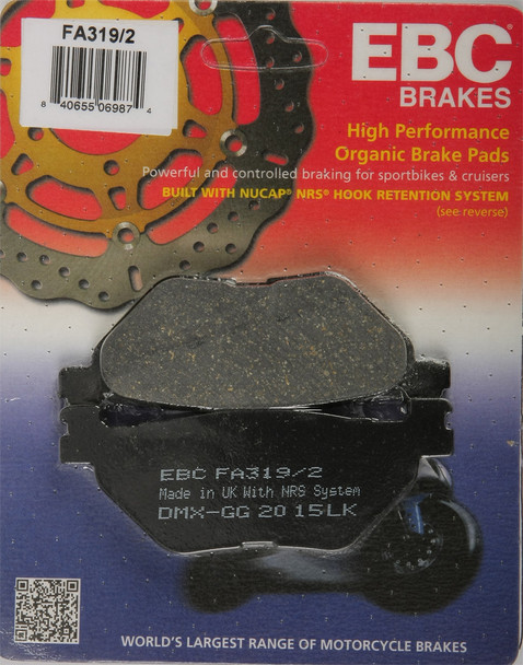 EBC Brake Pads Yamaha XTZ1200E Super Ténéré ES 2014-2018 FA319/2