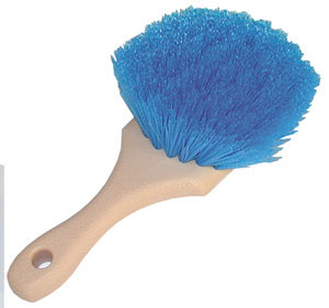 Heavy Duty Wheel, Fender and Wheel Well Scrub BrushBlue Polypropylene