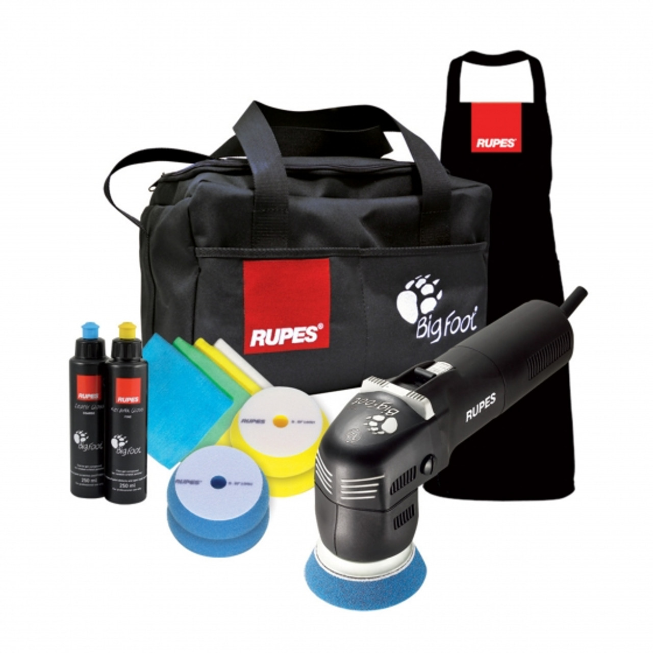 Rupes 75E polisher Deluxe Kit