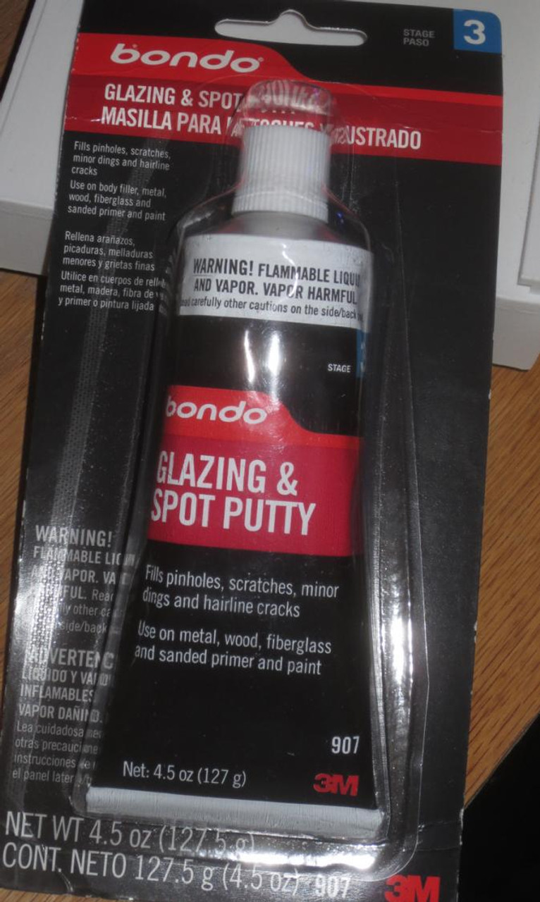 bondo spot and glazing putty