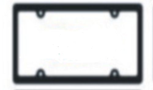 BLACK LICENSE PLATE FRAMES BLACK LICENSE PLATE FRAMES