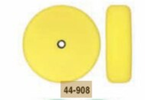 8" Speedy Foam Flat Foam Double Sided Compounding Pad- Yellow  44-908