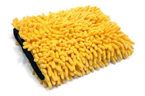 Yellow Microfiber Wash Mit (No Cuff) (139043)