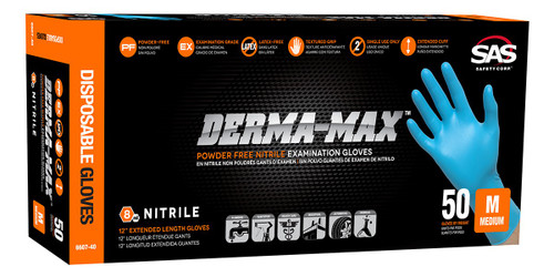 Derma-Max Nitrile Disposable Glove (Powder-Free)