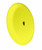 9" US Yellow Med. Cut/Polish Foam Grip Pad with Center Tee, Contour Edge 930GT