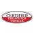 Certified Pre-Owned Vehicle Oval Sign {White/Black/Red} (EZ196-B)