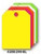 Fluorescent Mirror Hang Tags- Blank (#280BL)