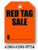 Fluorescent Mirror Hang Tags- Red Tag Sale (#280RTSA)