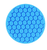 7.5" US Baby Blue Ultra Finishing Hex Faced Foam Grip Pad with Center Ring Backing 629RH (652RH) 