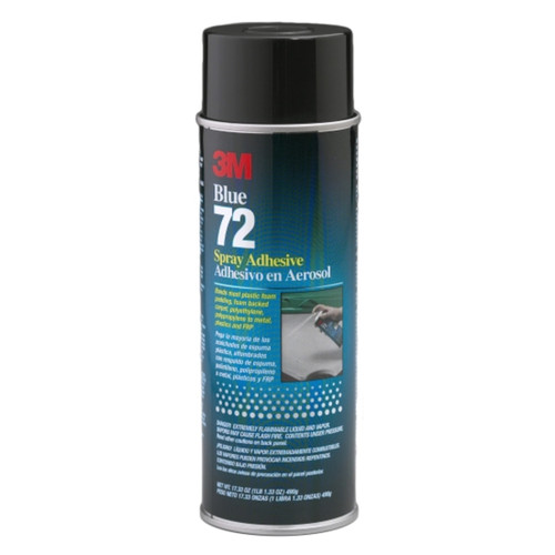 3M 72 - Pressure Sensitive Spray Adhesive Blue, 24 fl oz