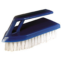 Carpet and Upholstery Brush, 5-3/4in L, 1in Bristle L, Iron Style, White  Polypropylene Filament, Durable Plastic Block, S.M. Arnold 85-624