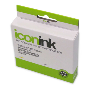 Icon Compatible Brother LC233 Yellow Ink Cartridge