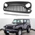 Matte Black Angry Bird Front Grille For 2007-2018 Jeep Wrangler JK