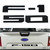 New Rear Tailgate Inserts Decals Letters Stickers For 2021 Ford F-150 Matte Black