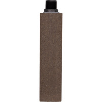 AS650 - Alumina Airstone - 1 1/2" x 1 1/2" x 6" With 1/2" Barb