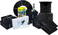 JAF16W Pro-SeriesTM Just-A-FallsTM Kit - 23'' Spillway (16' Stream) With PRO-BloxTM & Waterfall Diffuser