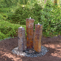 HBR3DKSL Tranquil Décor - Large Polished Top Basalt Complete Kit - 32", 38", 44"