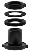 BF75N Heavy Duty Bulkhead Fitting - 3/4'' (1.50'' hole size)