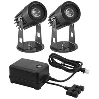 LED4WWK Two 3 Watt Underwater LED Lights with Transformer