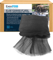 NR101F 3/8" Fine Mesh / 10' X 100' Premium Pond Cover Netting