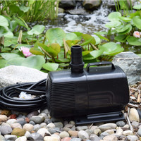 EP600 - 600 GPH Submersible Mag Drive Pump with Volcano and Waterbell Nozzles