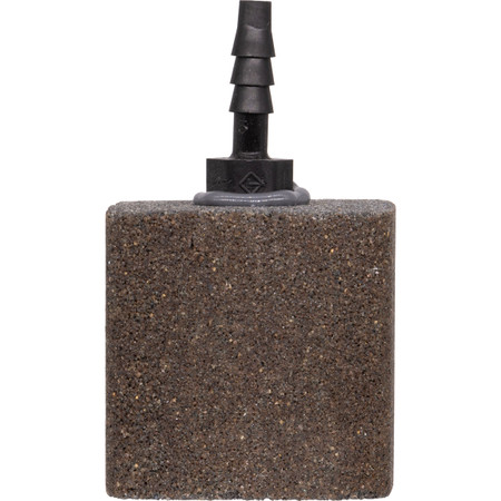 AS15 Alumina Airstone - 1 1/2" X 1 1/2" X 1 1/2" - 3/16" barb