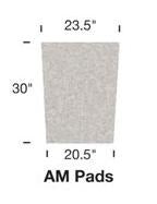 AMM Replacement Filter Pad - Medium Aquafalls