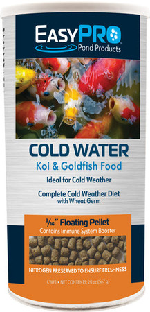 CWF1 EasyPro Platinum Koi & Goldfish Food - Cold Weather Food - 20 oz. Canister