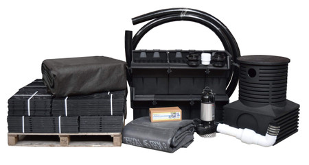 JAF4HSC Pro-SeriesTM Just-A-FallsTM Kit - 82'' Spillway (34' Stream) With PRO-BloxTM